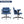 Criss Cross Armrest Office Chair With Wheels