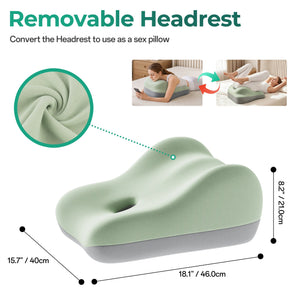 27° Ergonomic Memory Foam Support Pillow for Couples