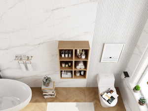 24 Inch Wall Mounted Storage Shelves Combination