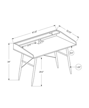 Computer Desk For Home Office With Laptop Storage Shelves
