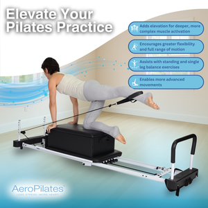 Stamina Products 05-0025 AeroPilates Elevation Box & Pole for Strength, Balance
