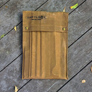 BattlBox Bushcraft Swivel Grill Set w/ Waxed Canvas Carrying Case