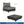 Patio Sectional Set With Modular Armless Chairs And Coffee Table - Gray