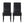 Contemporary Dining Chair With Rubberwood Legs (Set of 2)