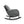Modern 3 Piece Outdoor Seating Set with Cushioned Rattan Rocking Chairs and Wooden Accent Table