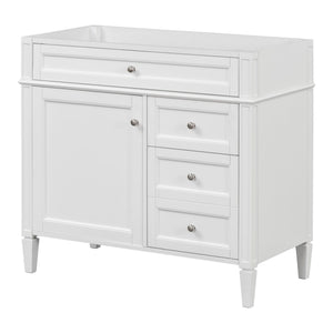 Bathroom Vanity With 2 Drawers And Tip-Out Drawer, Storage Cabinet