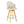 Ahoy - Contemporary Fixed Height Counter Stool & Round Footrest (Set of 2)