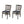 MECO Stakmore Wood Fabric Upholstered Seat Folding Chair Set, Espresso (2 Pack)