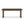 Walnut-Colored Rubber Wood Dining Table with Rattan Accents