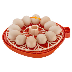 12 Egg Incubator with Automatic Egg Turner and LED Candler