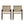 Outdoor Dining Chair Set with Acacia Wood & Wicker Rattan