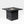 Propane Gas Fire Pit Table, 50000 Btu, Rectangular For Outside - Black