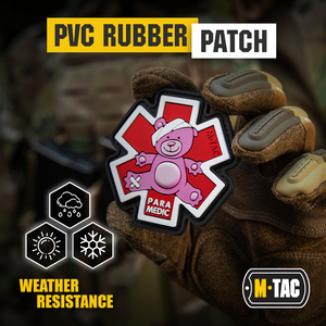 M-Tac Morale Patch Paramedic Bear PVC - TRAPSKI