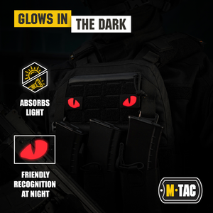 M-Tac Patch Tiger Eyes Laser Cut (couple)