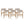 Braided Acacia Wood Outdoor Dining Chairs Set of 4 – Teak Look with Beige Rope & Cream Cushions