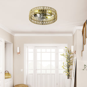 5 PCS Blades Ceiling Fan with Remote Control
