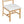 TREXM Farmhouse 5-Piece Dining Table Set