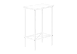 Accent Side Table, Narrow, Small, 2 Tier, Contemporary & Modern