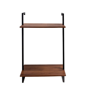 3 Tier and 2 Tier Bathroom Shelves Metal, Wood Hanging Storage Bookshelf