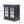 Sideboard Cabinet With Mirrored Doors, Adjustable Shelf, Metal Handles