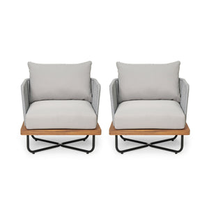 Lucca Outdoor Acacia Wood Chair