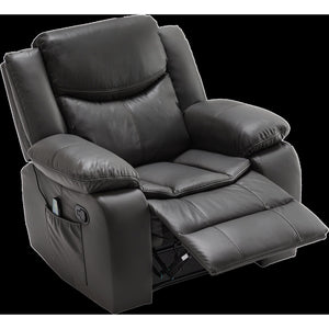 Recliner Chair With Vibration And Heating - Gray