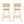 Bari Indoor Wood Barstool (Set of 2)