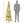 6Ft Prelit Pencil Artificial Christmas Tree with Snow-Flocked Branches - White