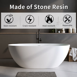 Solid Surface Freestanding Soaking Tub