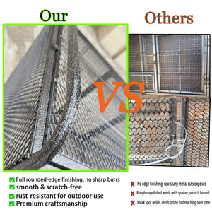 Chicken Cage, Poultry Breeding Coop - Black / Silver