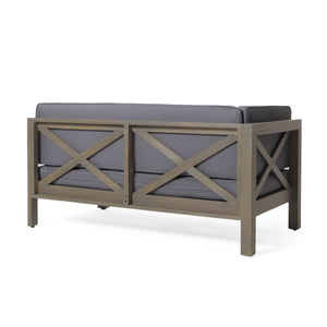 Brava - X Back Corner Bench