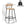 Boho Style Handwoven Paper Rope Counter Stools (Set of 2)
