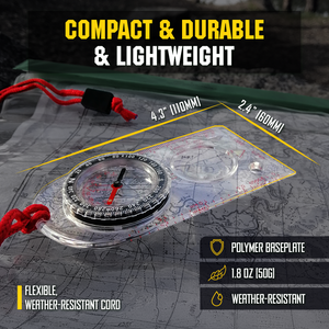 M-Tac Map Compass (Set of 3)