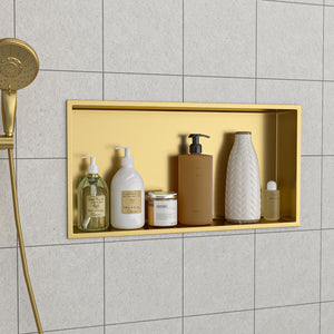 Stainless Steel Shower Niche With Seamless Design For Bathroom Storage