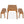 Go 3-Piece Acacia Wood Table Bench Dining Set