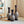 Tall Designer Floor Vase With Elegant 2 Tone