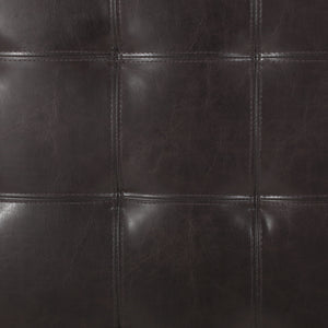 Upholstered Tufted PU Leather Storage Ottoman