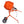 Portable Concrete Mixer With Etl Certificated Copper Motor, Electric Cement Mixer, 5.0 Cu. Ft. - Orange