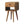 Solid Wood Mini Oak-ish Curve Lower Nightstand