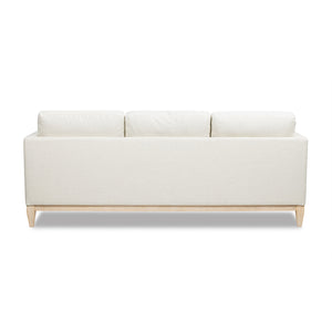 Knox 84' Modern Farmhouse Sofa, Flax White Linen