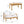 Outdoor 2-Piece Acacia Wood Patio Chat Set