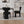 Armless Curved Back Accent Chairs