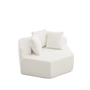54-Inch Modern-Style Hexagonal Single Lounge Chair