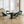 Velvet Fabric Dining Chair with Curved Backrest and Golden Metal Legs