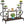 8 Tier Plant Stand With Round And Square Shelves For Living Room, Patio, Balcony & Garden - Brown / Black