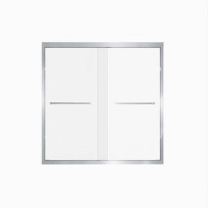 Double Sliding Shower Door With Explosion Proof Film