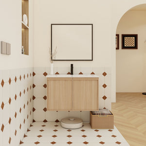 Floating Bathroom Vanity With Sink Combo