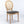 French Style Solid Wood Frame Antique Painting Fabric Rattan Back Dining Chair (Set of 2)