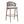 Outdoor Bar Height Metal Frame Counter Stools with Scallop-Shaped Backrest & Water-Resistant Cushions