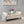 Ivory Fabric Storage Bench with Rolled Arms